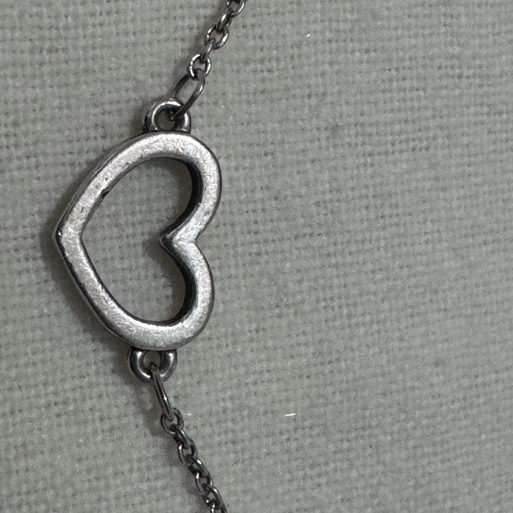Avery Silver Heart Bracelet - Picture 3 of 4